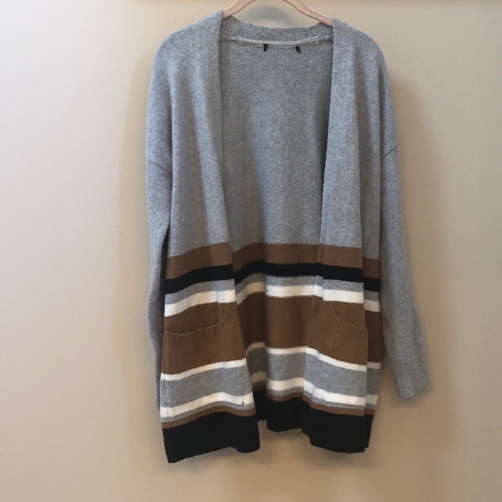 Striped cardigan